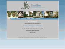 Tablet Screenshot of kunstschmiede-blum.joob.at